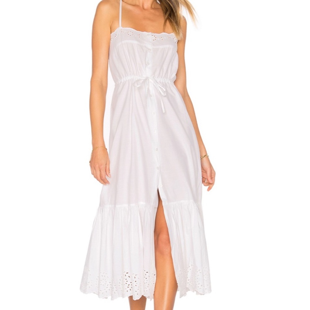 Mes Demoiselles Cute White Eyelet Dress